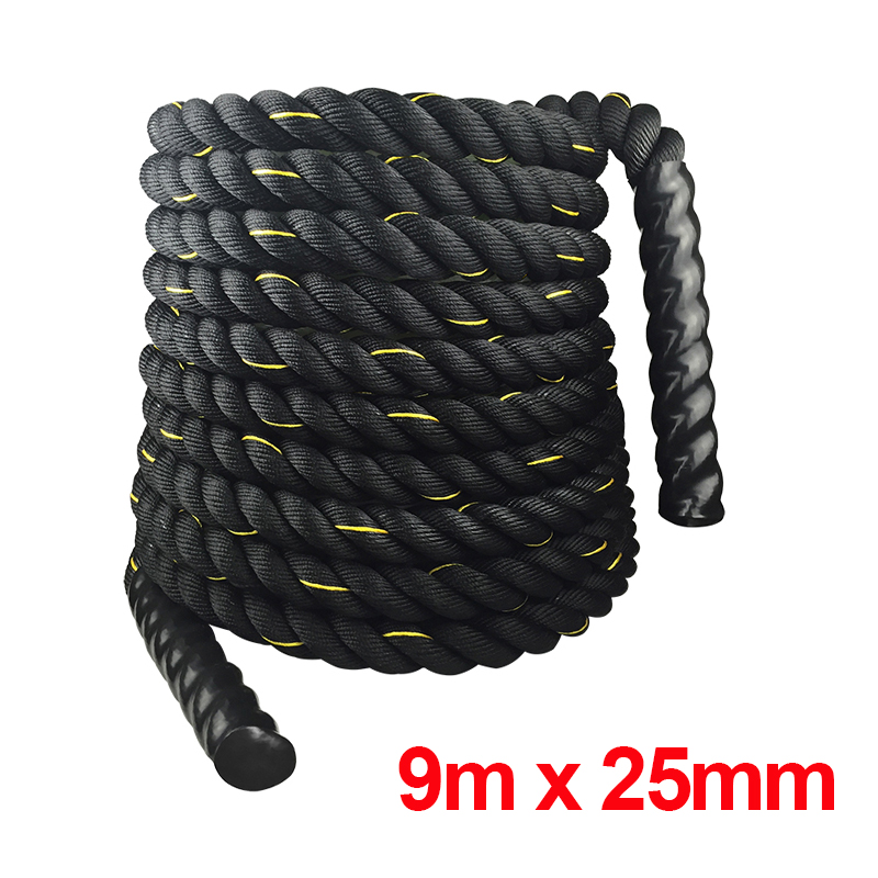 9M/12M/15M Fitness Battle Rope - огляд і ціна Crossfit No Equipment